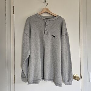 Vintage Camel Thermal Men's XL Gray